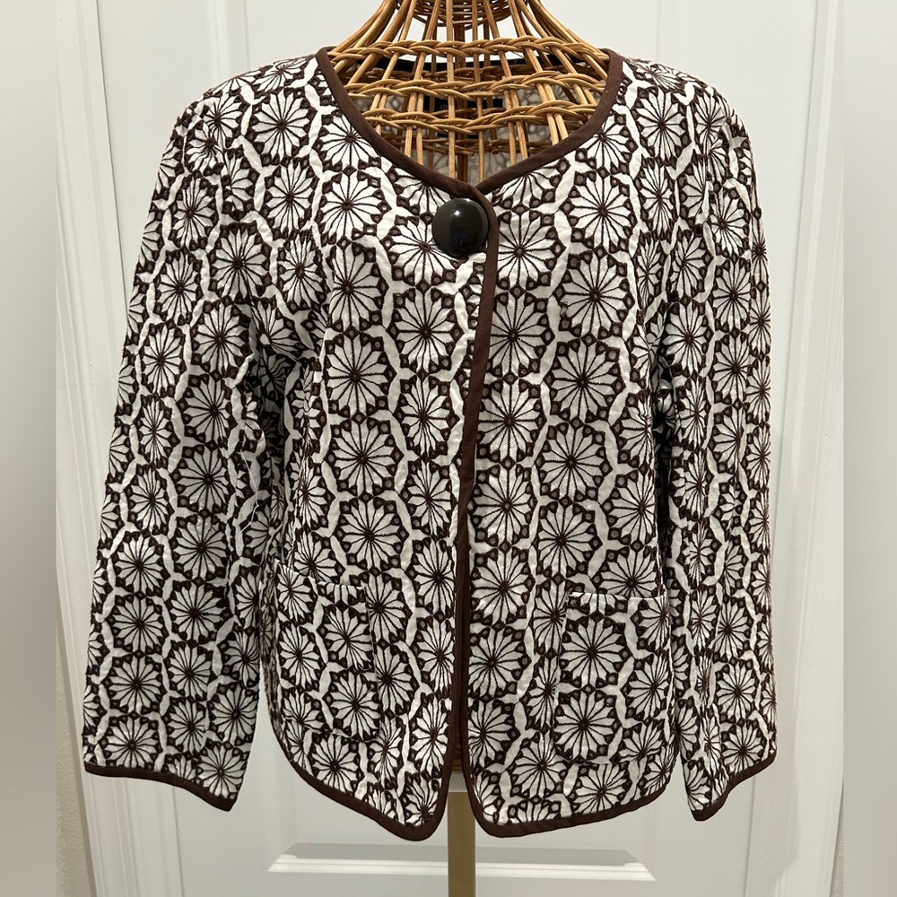 Peck & Peck Open Front Jacket